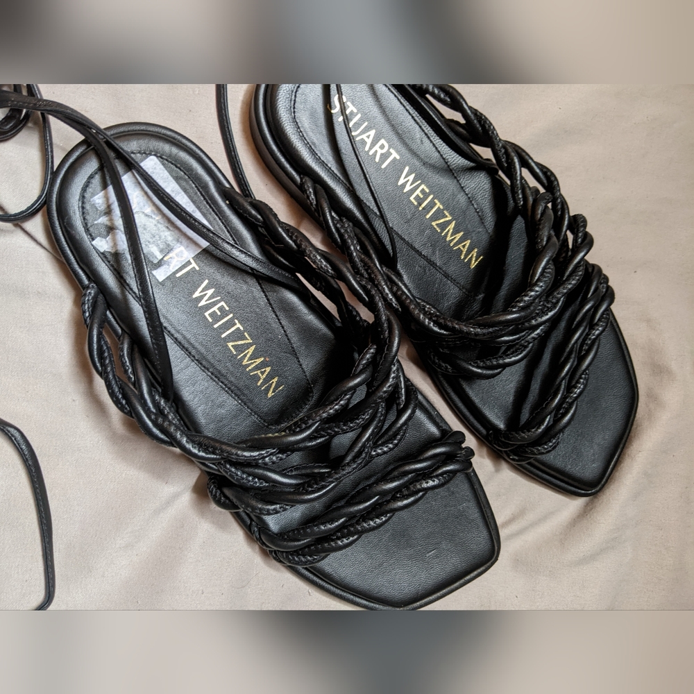 Stuart Weitzman lace up sandals - Picture 2 of 3
